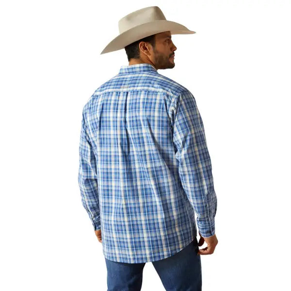 Ariat Pro Series Soloman Classic Fit Long Sleeve Shirt in Royal Blue