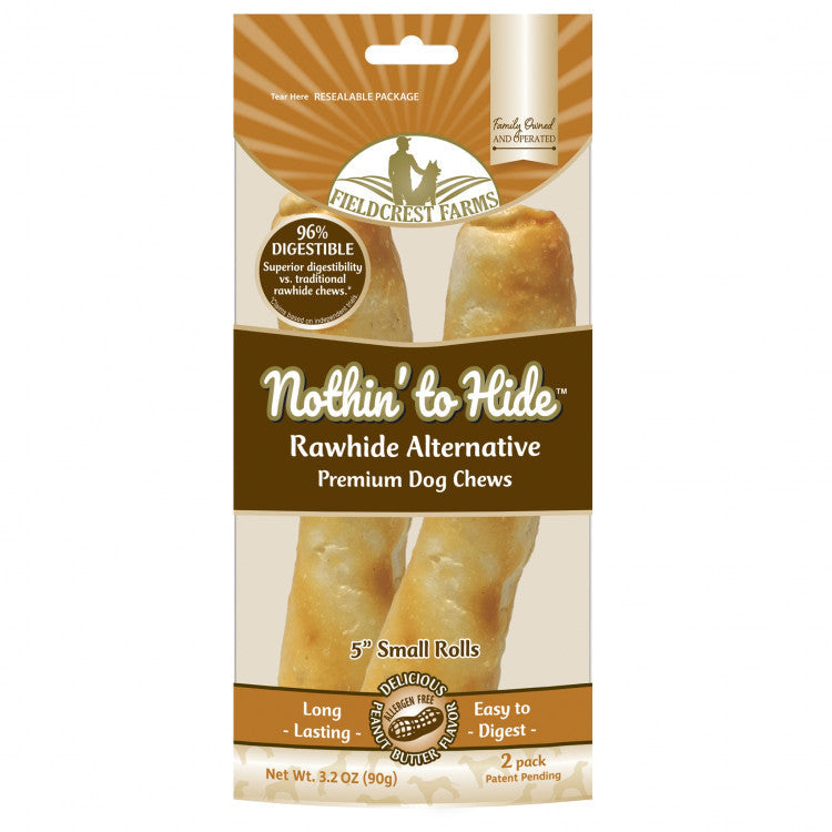 Nothin' to Hide Small Rolls-Peanut Butter
