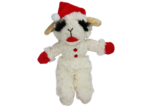 Multipet Standing Lamb Chop® with Santa Hat