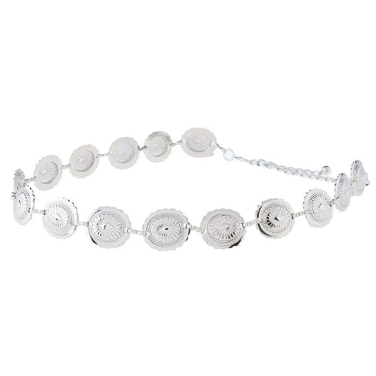 3D Belt Co. Silver Concho Hatband