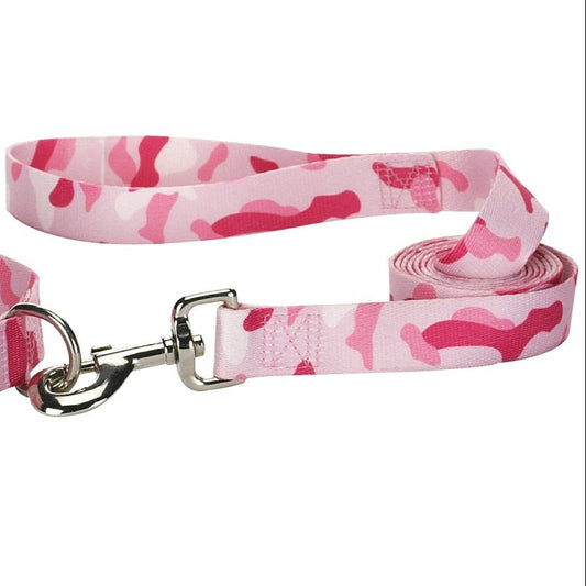 Casual Canine Pink Camo Lead