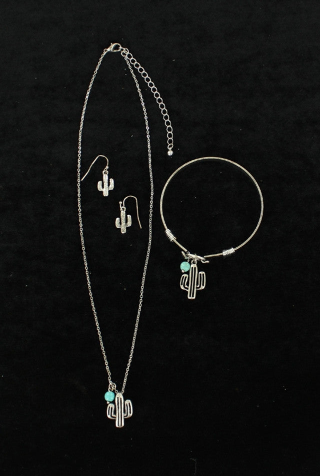 Blazin Roxx Cactus Jewelry Set