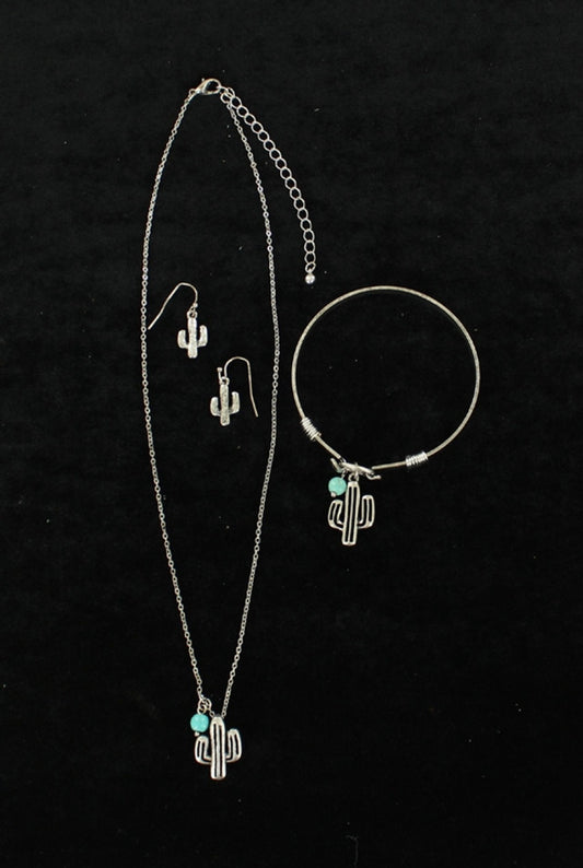 Blazin Roxx Cactus Jewelry Set