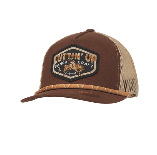 Ranch Craft Originals Brown Cuttin' Up Cap