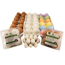 Brown Ceramic Pottery Eggs