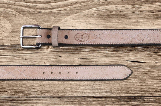 TX Saddlery Natural Roughout Gunfighter Belt 30