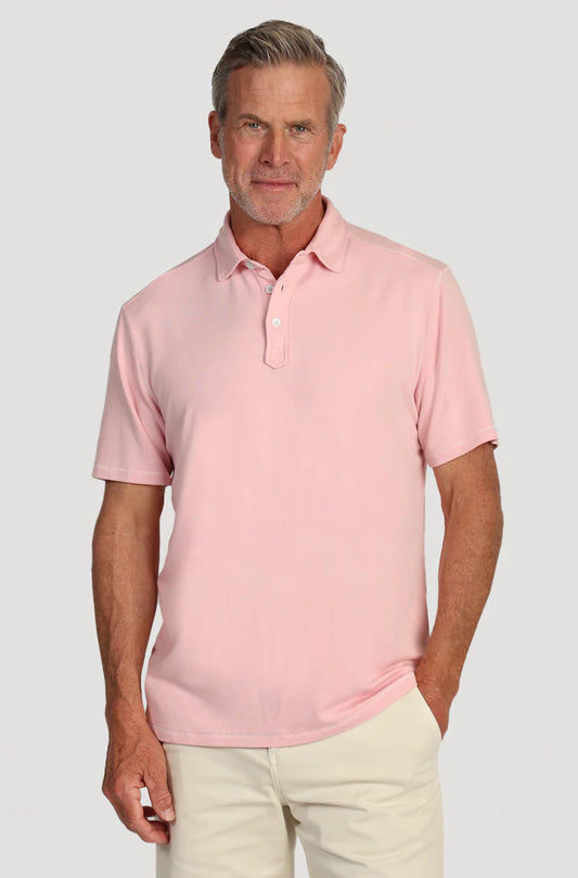 True Grit Malibu Del Mar Polo in Pink