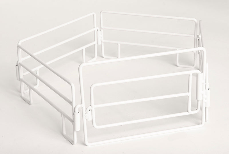 Little Buster Toys 5 Piece Panel and Gate Combo White