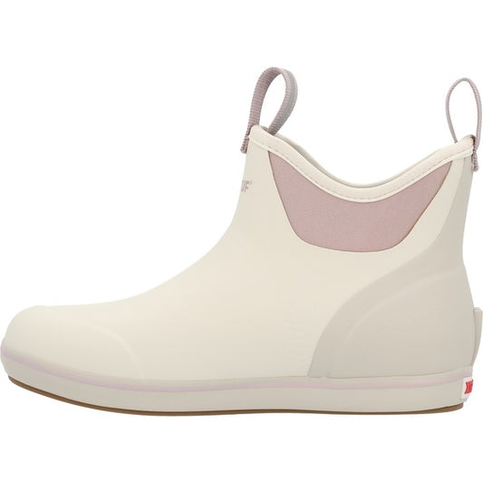 XTRATUF Women's 6" Ankle Deck Rubber Boots in Ivory