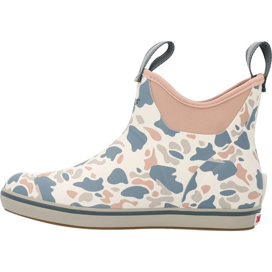 XTRATUF Women's 6" Ankle Deck Rubber Boots in Duck Camo