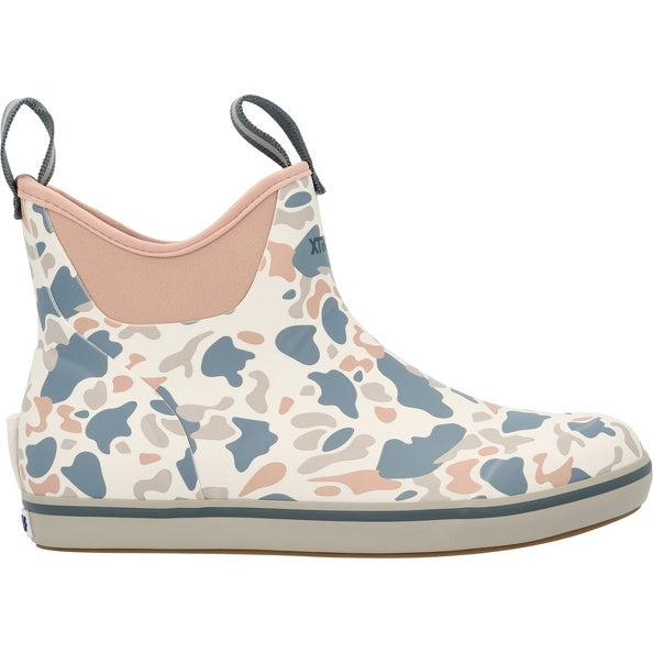 XTRATUF Women's 6" Ankle Deck Rubber Boots in Duck Camo