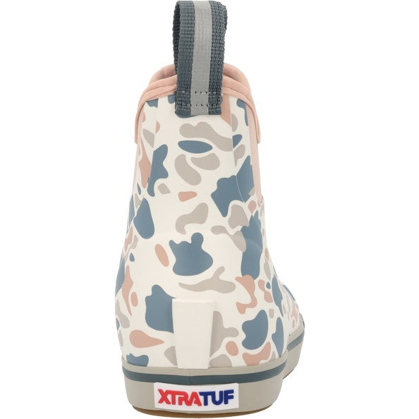 XTRATUF Women's 6" Ankle Deck Rubber Boots in Duck Camo
