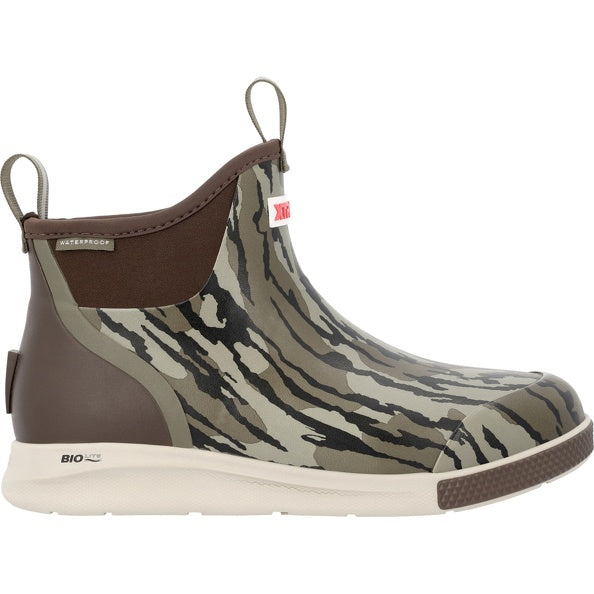 XTRATUF Men's Ankle Deck Boot Sport in Mossyoak Bottomland