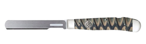 Whiskey Bent Hat Co. Brown Fang Trapper Bullcutter Lockblade Knife