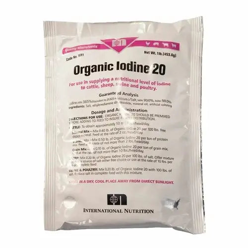 Durvet Organic Iodine 20 Grain