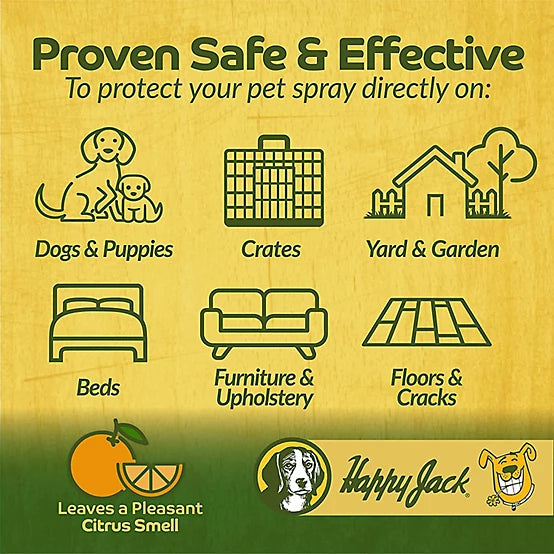 Happy Jack Kennel Dip Flea, Tick and Mange Control for Dogs