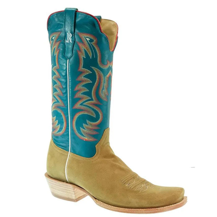 R. Watson Marine Blue Sand Roughout Boot