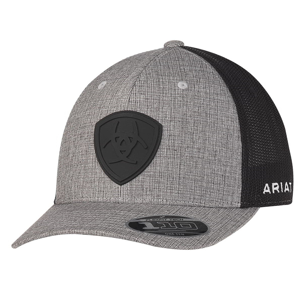 Ariat Rubber Logo Patch Charcoal Baseball Cap