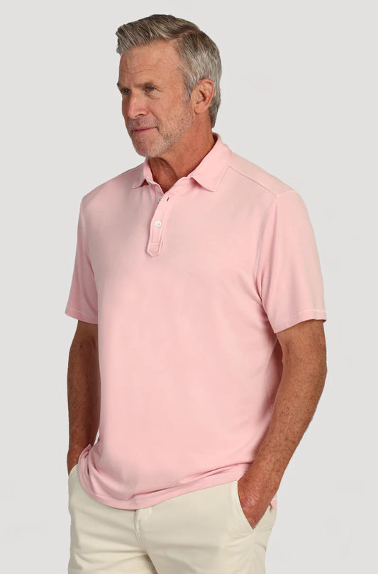 True Grit Malibu Del Mar Polo in Pink