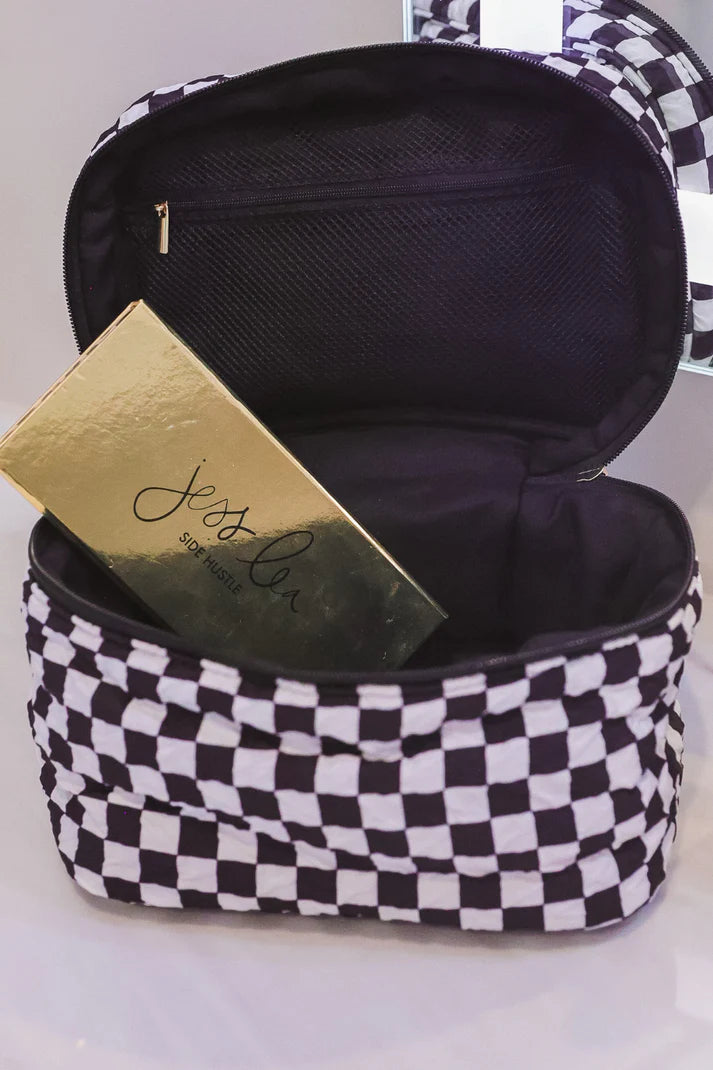 Checkered Jetsetter Quilted Bag