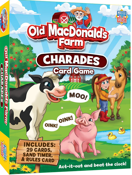 Old Macdonald's Farm Charades Card Game