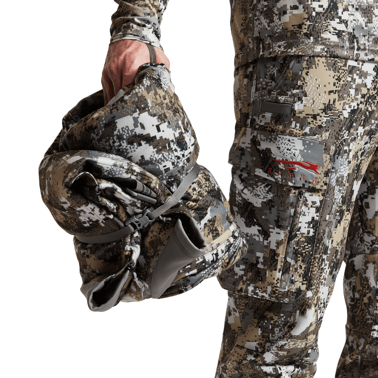 Sitka Incinerator Aerolite Bib in Optifade Elevated II