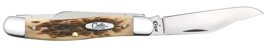 Case Peach Seed Jig Amber Bone Stockman