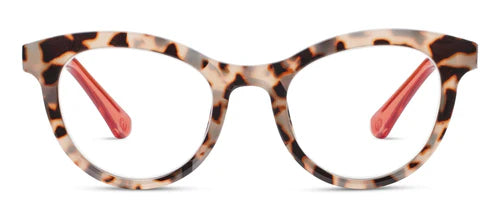Peepers Tribeca Gray Tortoise and Coral Reading Glasses