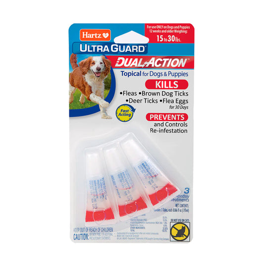 Hartz® UltraGuard® Dual Action™ Topical Flea and Tick Prevention for Dogs and Puppies