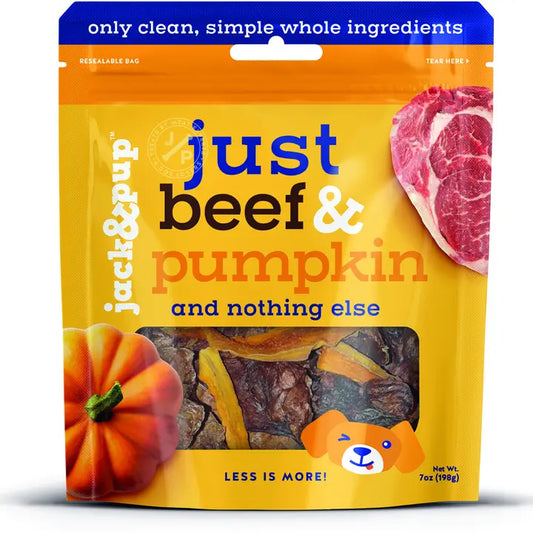 Jack & Pup Just Beef & Pumpkin Dog Treats