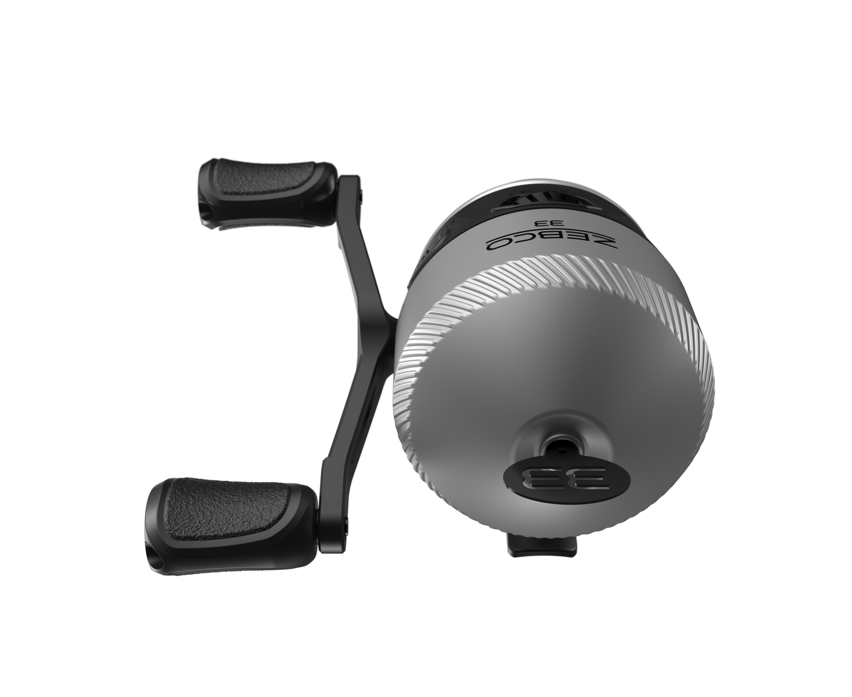 Zebco 33 Silver Spincast Reel