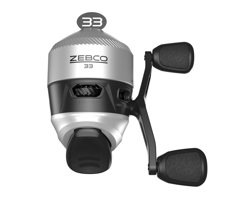 Zebco 33 Silver Spincast Reel