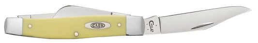 Case Yellow Synthetic Carbon Steel Large Stockman