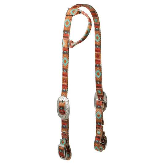 Weaver Patterned Poly Sliding Ear Headstall
