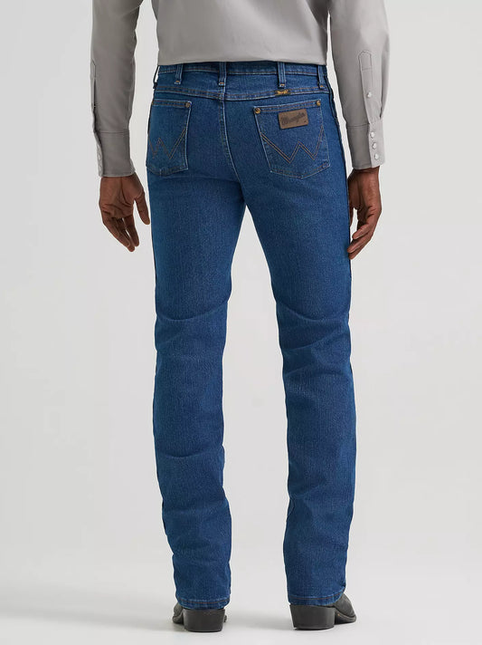 Wrangler Premium Performance Advanced Comfort Cowboy Cut® Slim Fit Jean in MS Wash
