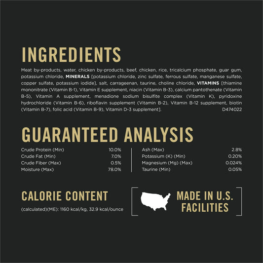 Pro Plan Urinary Tract Health Formula Beef & Chicken Entrée