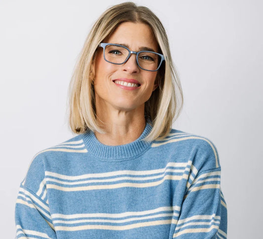 Peepers Jo Slate Metallic Reading Glasses