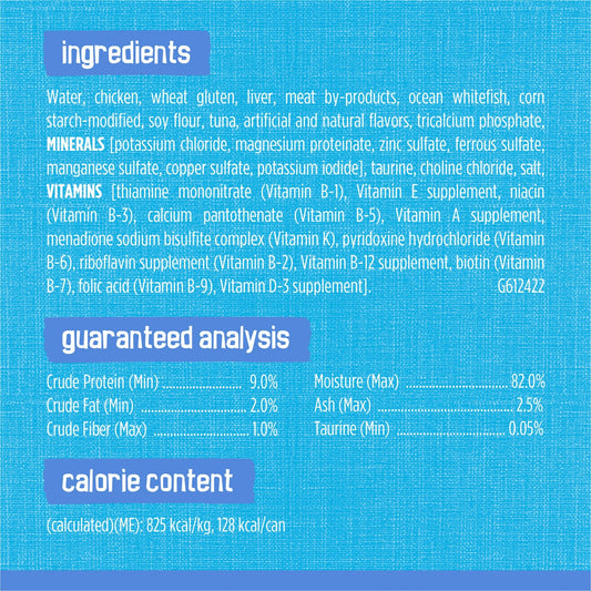 Friskies Shreds with Ocean Whitefish & Tuna in Sauce Wet Cat Food