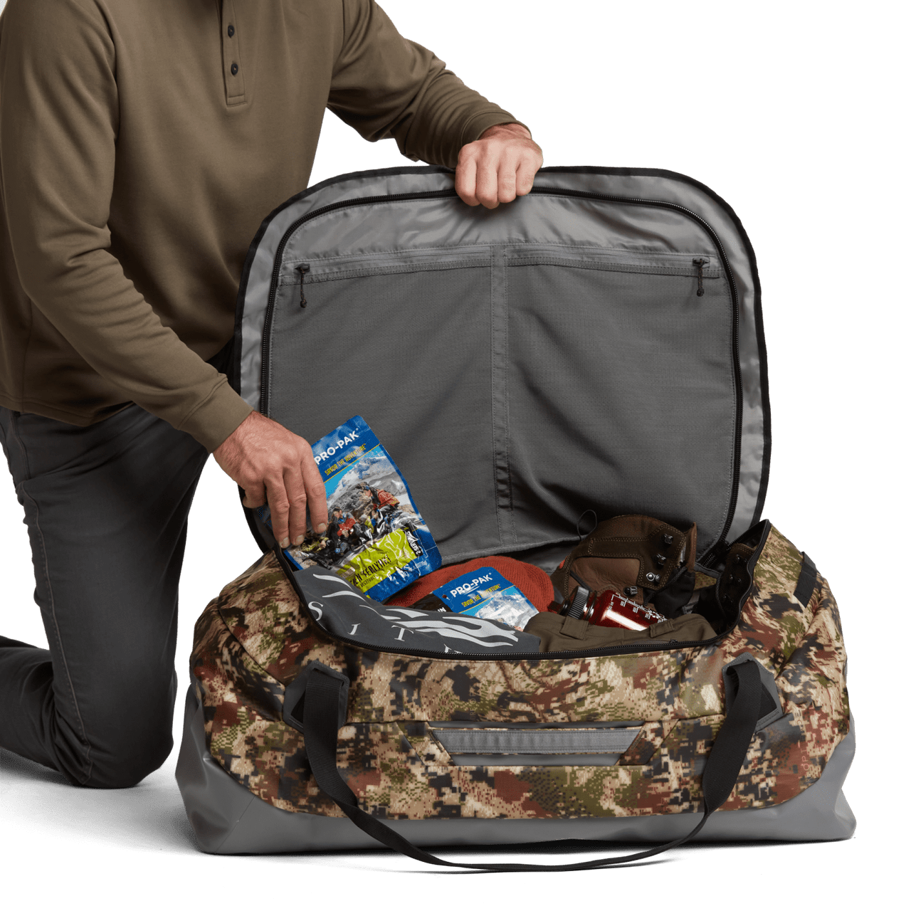 Sitka Drifter Duffle 110L in Optifade Subalpine