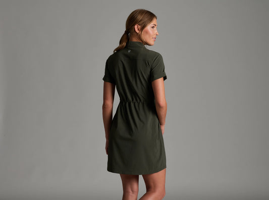 Kuhl Vantage Travelr Dress in Black Olive