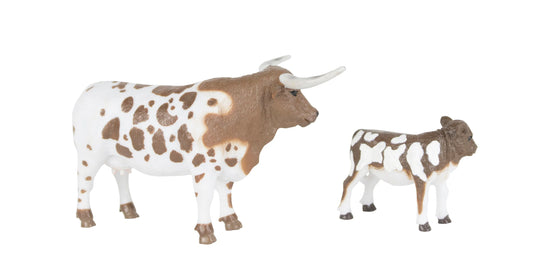 Big Country Longhorn Cow & Calf