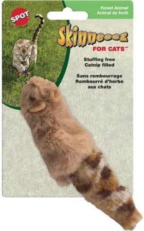 Spot Skinneeez Plush Forest Animal Cat Toy with Catnip