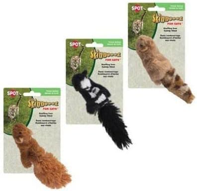 Spot Skinneeez Plush Forest Animal Cat Toy with Catnip