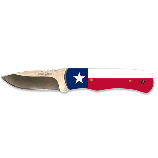 Whiskey Bent Hat Co. God Bless Texas Skinner Knife
