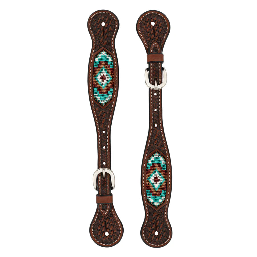 Weaver Ladies Beaded Spur Straps