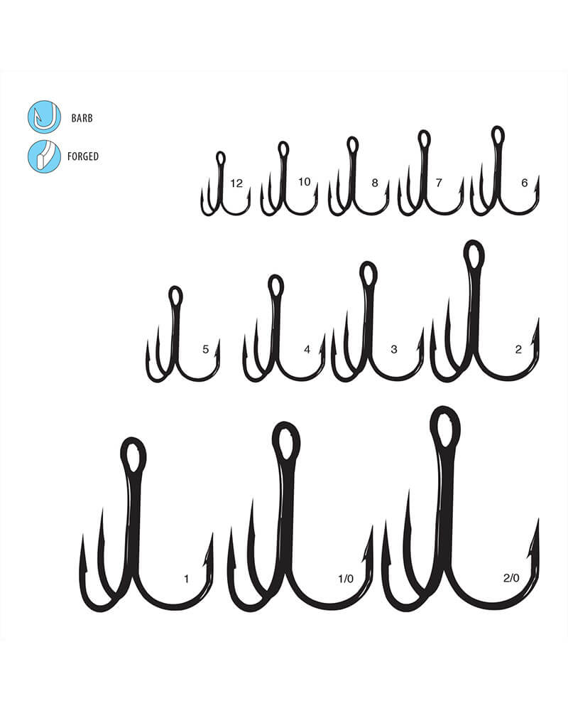 Gamakatsu Treble Round Bend