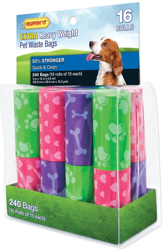 Ruffin' It Pet Waste Bag Refills 240 Count