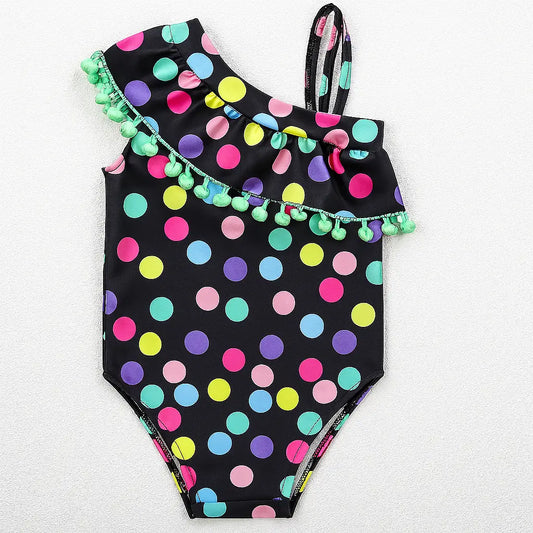 Polka Dot One-Piece Swimsuit
