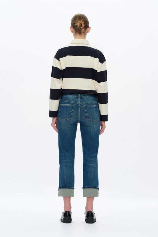 Bayeas Low Rise Straight Leg Jeans