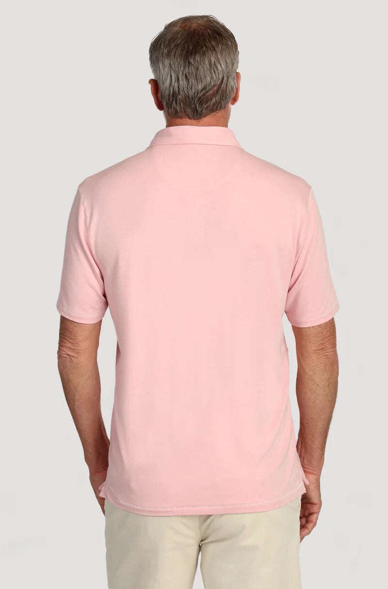 True Grit Malibu Del Mar Polo in Pink